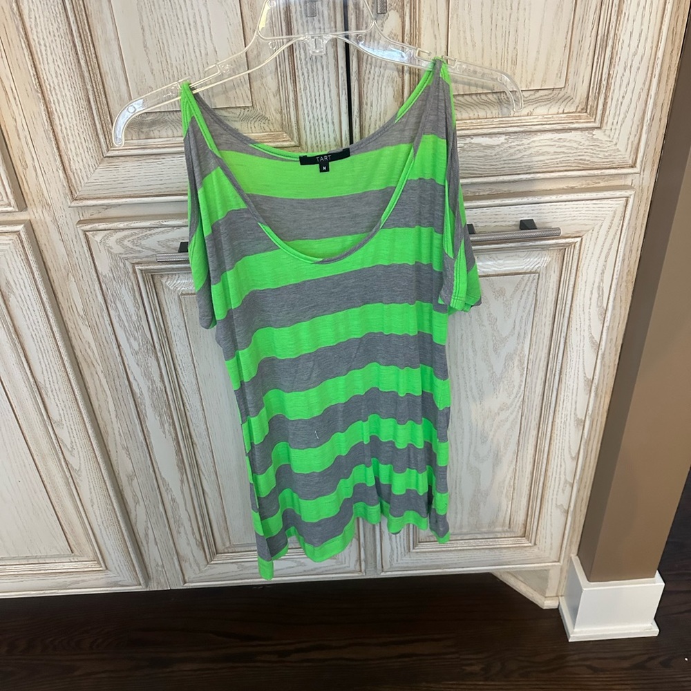Tart open shoulder top
